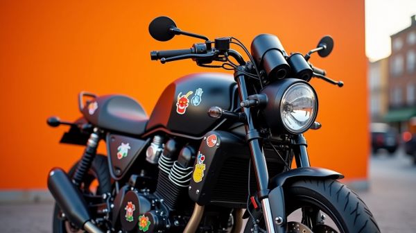 Personnalisez votre moto avec des stickers innovants et résistants